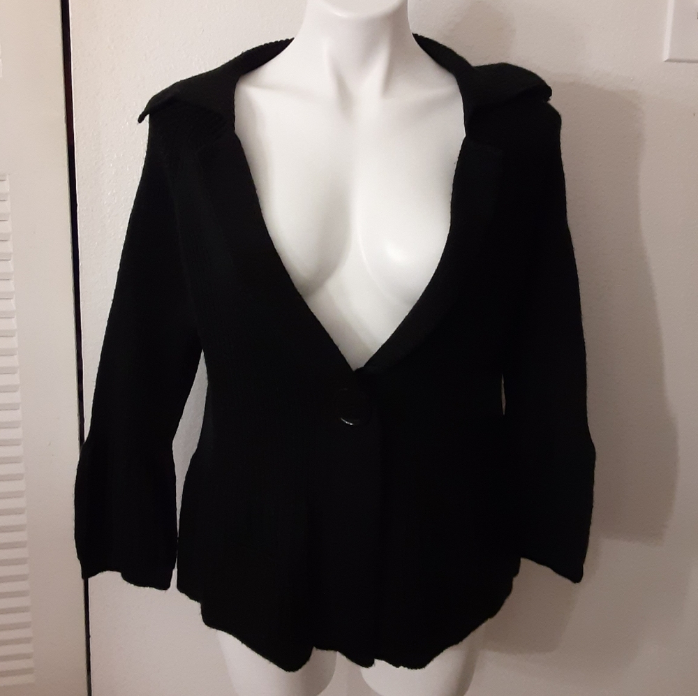 Jason Maxwell One button Cardigan Sweater